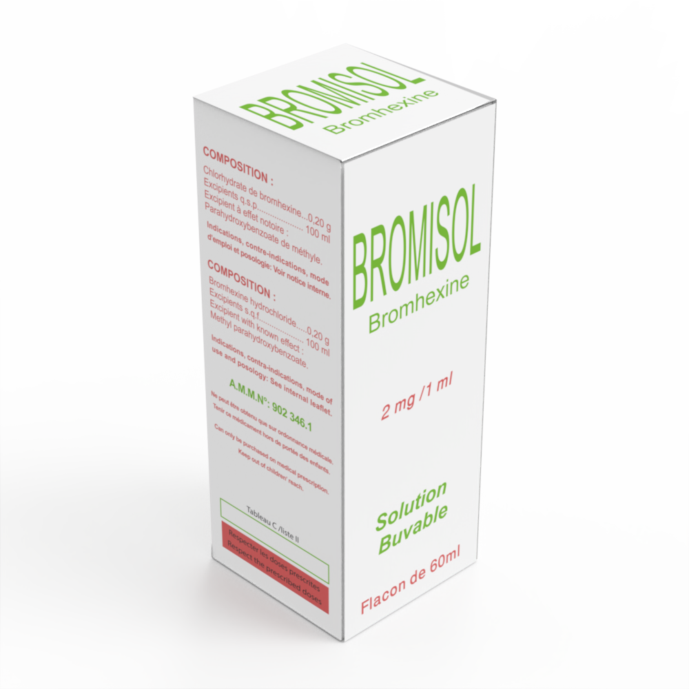 BROMISOL 0.2% Oral solution 60 ml bottle